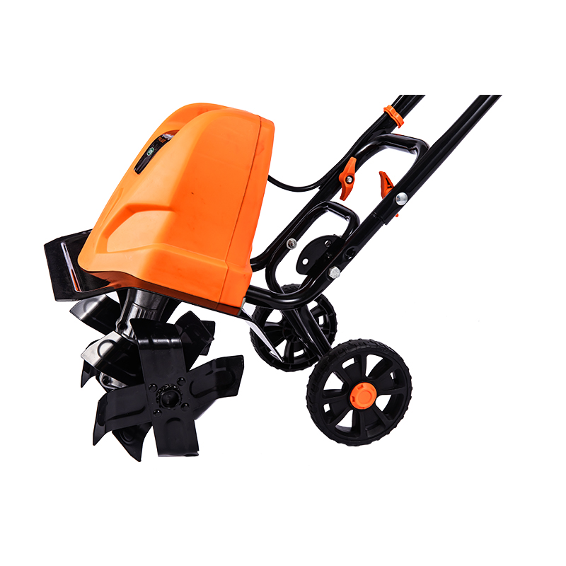 OT7A504 Tiller Electric พับสวนเกษตร เครื่องมือ 4 ใบมีดปรับความสูงได้ 1000W